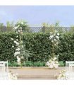 vidaXL Wedding Arch Gold 150 x 49.5 x 200 cm Steel