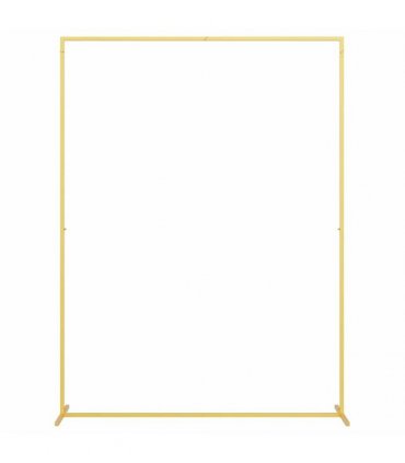 vidaXL Wedding Arch Gold 150 x 49.5 x 200 cm Steel