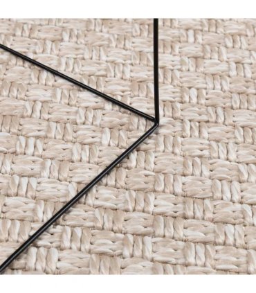 vidaXL Area Rugs Round FARO Cream Ø 200 CM Polyester