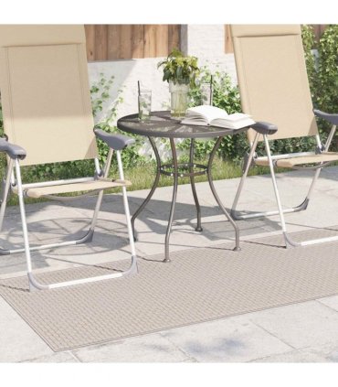 vidaXL Area Rugs Rectangular FARO Cream 200 x 80 cm Polyester — Size: 80 x 200 cm