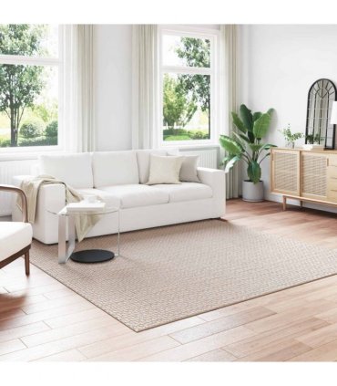 vidaXL Area Rugs Square FARO Cream 240 x 240 cm Polyester