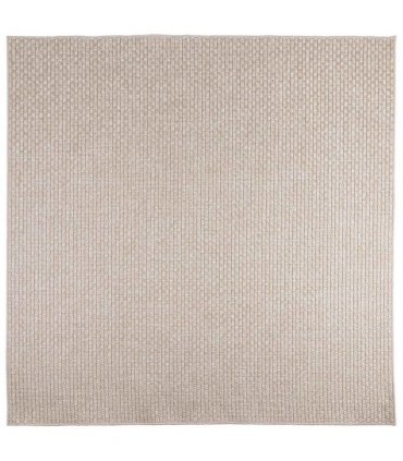vidaXL Area Rugs Square FARO Cream 240 x 240 cm Polyester