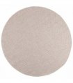 vidaXL Area Rugs Round FARO Cream Ø 120 CM Polyester