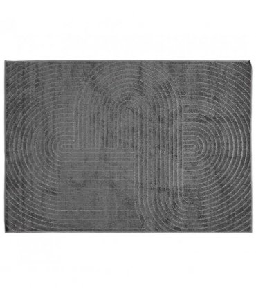 vidaXL Area Rugs Rectangular PALMERAS Anthracite 170 x 120 cm — Size: 120 x 170 cm, Model: Zen sand
