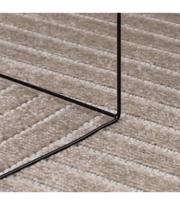 vidaXL Area Rugs Rectangular PALMERAS Beige 280 x 200 cm Polyester — Size: 200 x 280 cm, Model: Zen sand