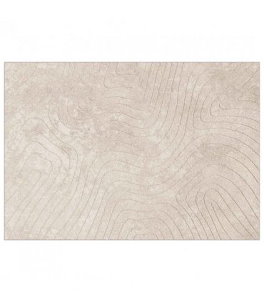vidaXL Area Rugs Rectangular PALMERAS Beige 160 x 230 cm Polyester — Model: Waveform