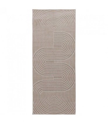vidaXL Area Rugs Rectangular PALMERAS Beige 150 x 80 cm Polyester — Size: 80 x 150 cm, Model: Zen sand