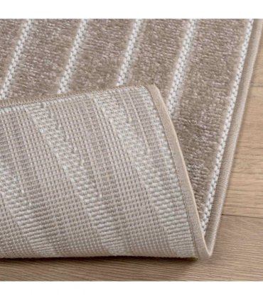 vidaXL Area Rugs Rectangular PALMERAS Beige 150 x 80 cm Polyester — Size: 80 x 150 cm, Model: Zen sand