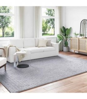 vidaXL Area Rugs Rectangular SIROLO Grey 340 x 240 cm Polyester — Size: 240 x 340 cm
