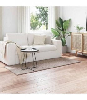 vidaXL Area Rugs Rectangular SIROLO Sand 150 x 80 cm Polyester — Size: 80 x 150 cm