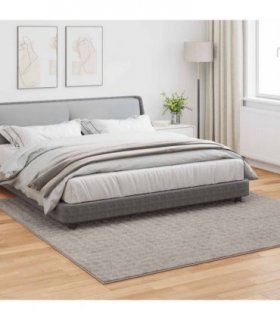 vidaXL Area Rugs Square SIROLO Sand 240 x 240 cm Polyester