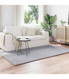 vidaXL Area Rugs Rectangular SIROLO Grey 230 x 160 cm Polyester — Size: 160 x 230 cm