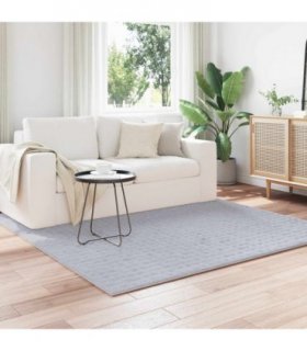 vidaXL Area Rugs Square SIROLO Grey 200 x 200 cm Polyester