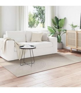 vidaXL Area Rugs Rectangular GALATI Cream 230 x 160 cm Polyester — Size: 160 x 230 cm