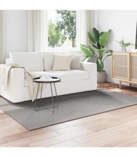 vidaXL Area Rugs Rectangular GALATI Grey 230 x 160 cm Polyester — Size: 160 x 230 cm