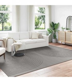 vidaXL Area Rugs Rectangular GALATI Grey 280 x 200 cm Polyester — Size: 200 x 280 cm