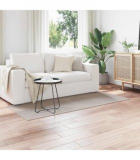 vidaXL Area Rugs Rectangular GALATI Cream 150 x 80 cm Polyester — Size: 80 x 150 cm