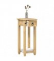 vidaXL Plant Stand Corona 30x30x73 cm Solid Wood Pine — Colour: honey wax