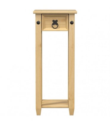 vidaXL Plant Stand Corona 30x30x73 cm Solid Wood Pine — Colour: honey wax
