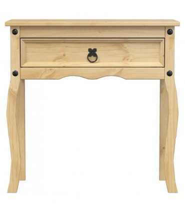 vidaXL Console Table Corona 73x35x73 cm Solid Wood Pine — Colour: brown