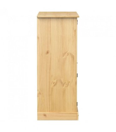 vidaXL Wine Cabinet Corona 97x45x114 cm Solid Wood Pine — Colour: honey wax