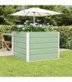 vidaXL Planter Pastel Green 100 x 100 x 75 cm Steel