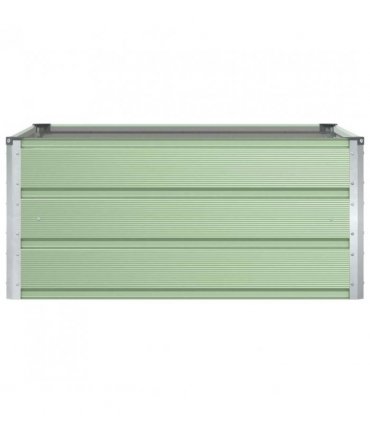 vidaXL Planter Pastel Green 100 x 100 x 45 cm Steel