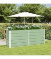 vidaXL Planter Pastel Green 195 x 50 x 77 cm Galvanised Steel