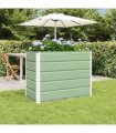 vidaXL Planter Pastel Green 100 x 50 x 77 cm Galvanised Steel