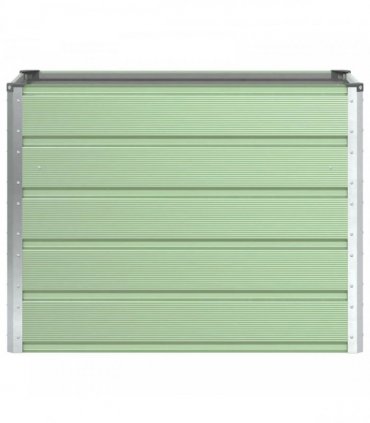 vidaXL Planter Pastel Green 100 x 50 x 77 cm Galvanised Steel