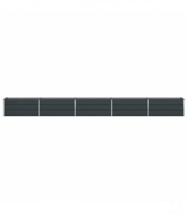vidaXL Planter Anthracite 480 x 50 x 45 cm Galvanised Steel