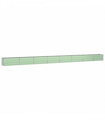 vidaXL Planter Pastel Green 770 x 50 x 45 cm Galvanised Steel