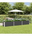 vidaXL Planter Anthracite 290 x 50 x 45 cm Galvanised Steel