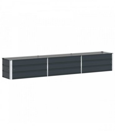 vidaXL Planter Anthracite 290 x 50 x 45 cm Galvanised Steel