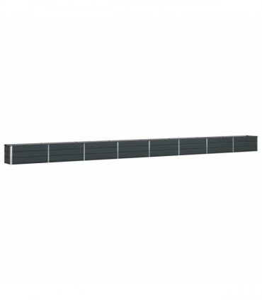 vidaXL Planter Anthracite 770 x 50 x 45 cm Galvanised Steel