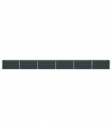 vidaXL Planter Anthracite 580 x 50 x 45 cm Galvanised Steel