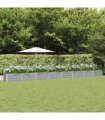vidaXL Planter Light Grey 770 x 50 x 45 cm Galvanised Steel