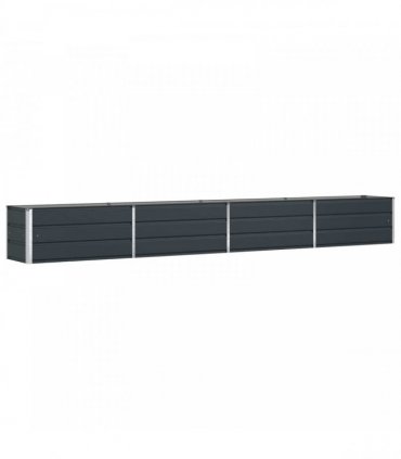vidaXL Planter Anthracite 385 x 50 x 45 cm Galvanised Steel