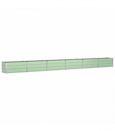 vidaXL Planter Pastel Green 580 x 50 x 45 cm Galvanised Steel