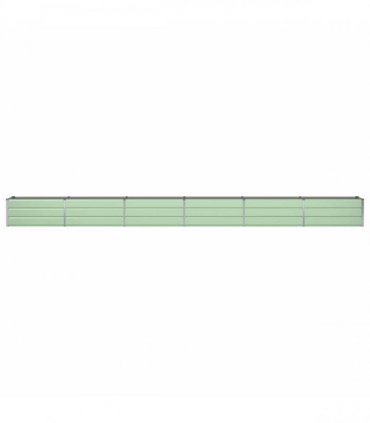 vidaXL Planter Pastel Green 580 x 50 x 45 cm Galvanised Steel