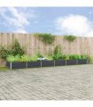 vidaXL Planter Anthracite 580 x 100 x 45 cm Galvanised Steel