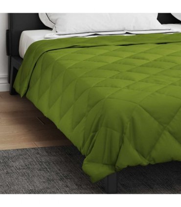 vidaXL Summer Duvet Green 200 x 200 cm Microfiber