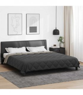vidaXL Full Year Duvet Light Grey and Anthracite 200 x 200 cm