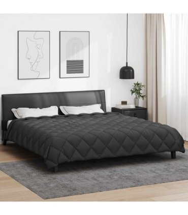 vidaXL Winter Duvet Anthracite 200 x 200 cm Microfiber
