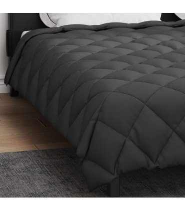 vidaXL Winter Duvet Anthracite 200 x 200 cm Microfiber