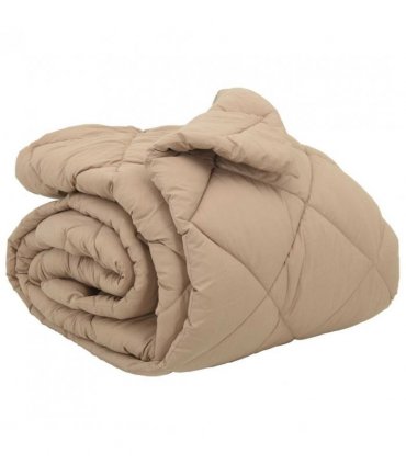 vidaXL Winter Duvet Taupe 200 x 200 cm Microfiber