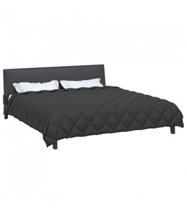 vidaXL Winter Duvet Anthracite 220 x 240 cm Microfiber
