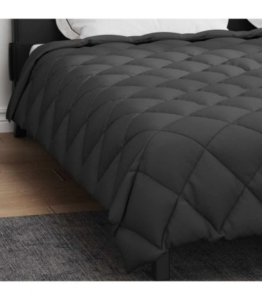 vidaXL Winter Duvet Anthracite 220 x 240 cm Microfiber