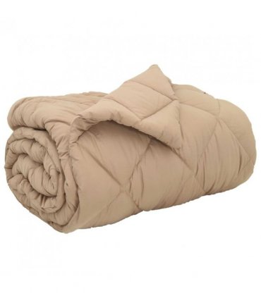 vidaXL Winter Duvet Taupe 135 x 200 cm Microfiber