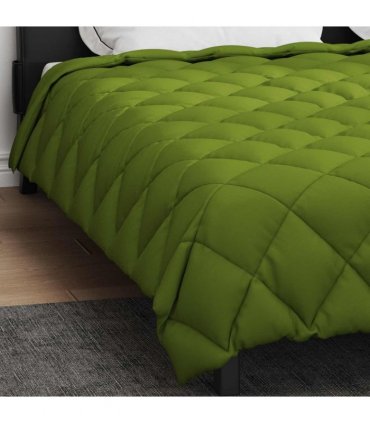 vidaXL Winter Duvet Green 220 x 240 cm Microfiber